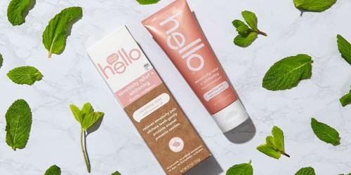 Hello Sensitivity Relief + Whitening Toothpaste Just $2.99 Shipped on Amazon (Regularly $7)