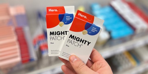 Stock up on Mighty Patch for Blemishes & Score Free Hero Cosmetics Travel Kit ($18 Value)