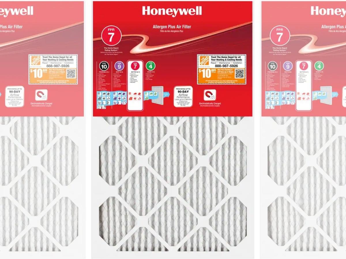 Honeywell Allergen Plus Pleated Air Filter 2-Packs