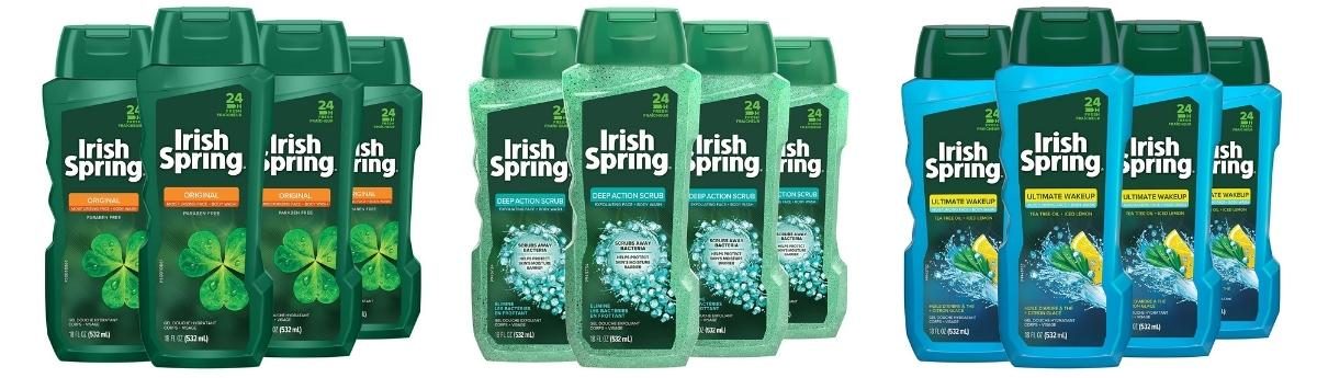 Irish Spring Men's Body Wash 4-Counts
