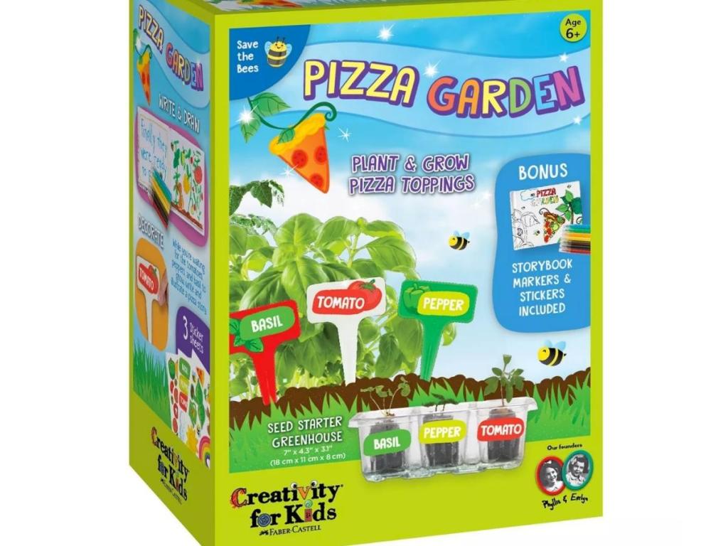 creativity for kids pizza garden kit box