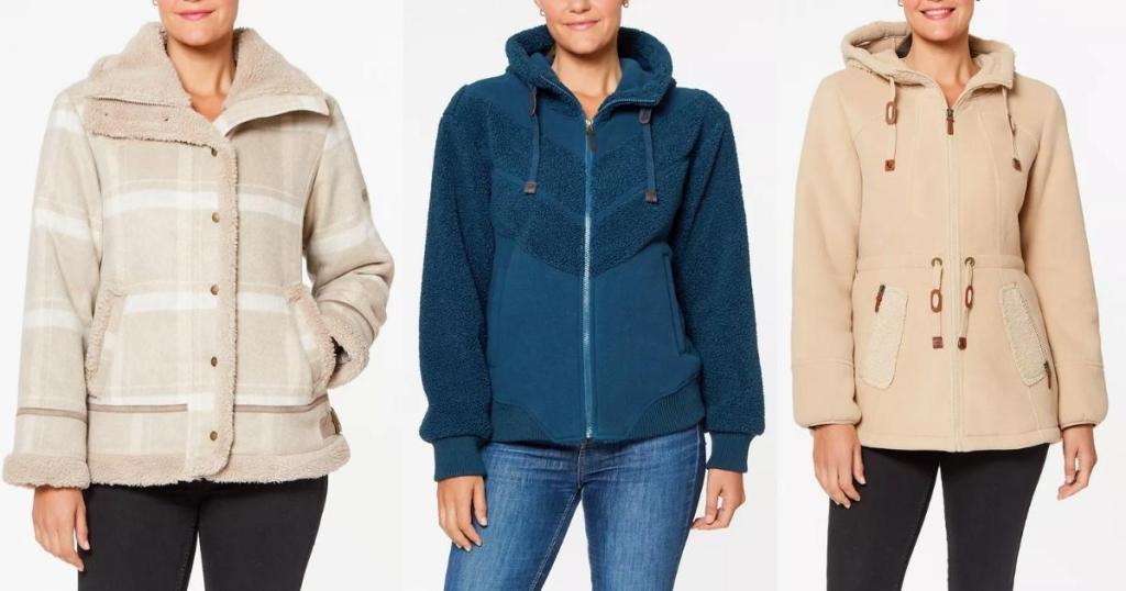 koolaburra by ugg women's sherpa lined jackets