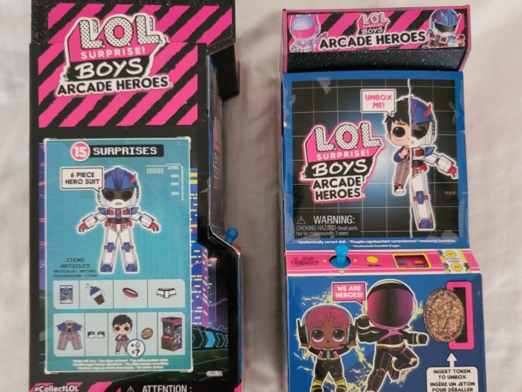 L.O.L. Surprise! Boys Arcade Heroes – Action Figure Doll with 15 Surprises