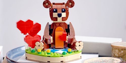 This Adorable LEGO Valentine’s Bear is In-Stock on Amazon & Only $14.99