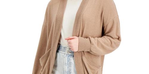 Women’s Cardigans from $14.99 on Macy’s.com (Regularly $44) | Includes Juniors, Petites, & Plus