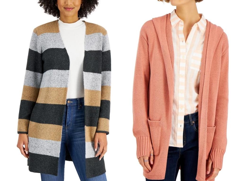 macy's charter club and style & co women's cardigans