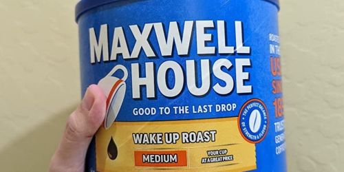 Maxwell House Ground Coffee Canister Only $4 Shipped on Amazon