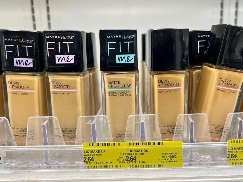 maybelline fitme foundation in store