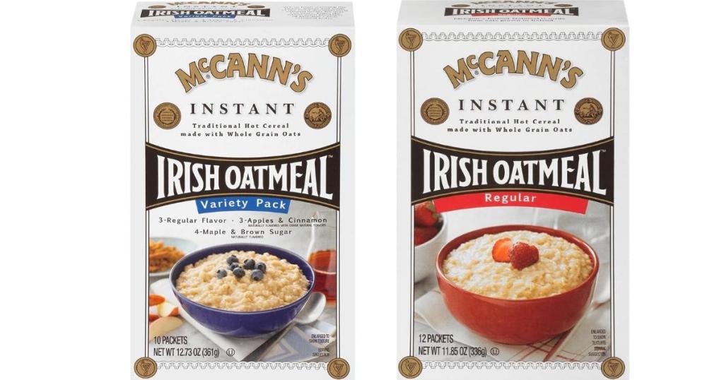 mccann's irish oatmeal in multiple flavors or original