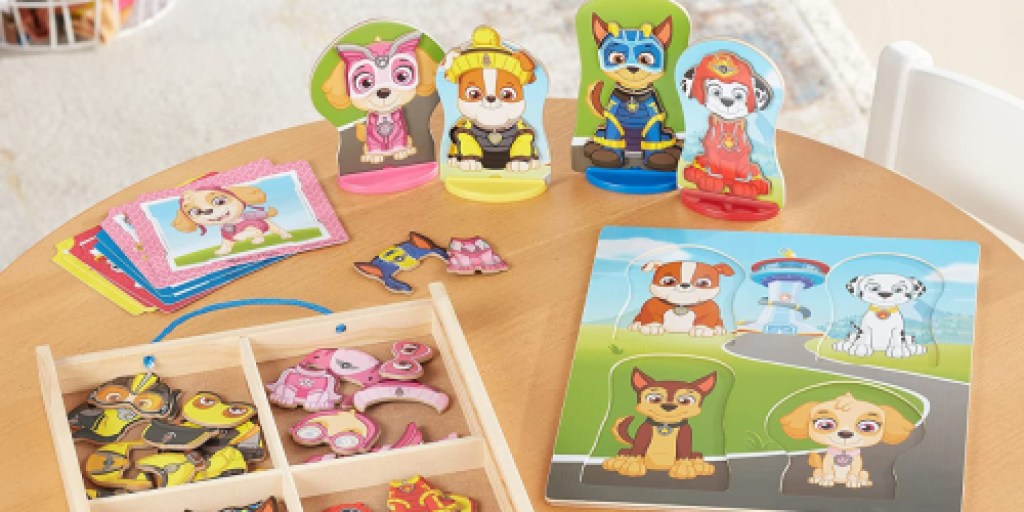 Up to 50% Off Melissa & Doug Paw Patrol Toys on Amazon | Wooden Magnetic Set Only $10.99 (Regularly $22)