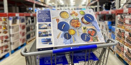 Member’s Mark 11-Piece Ceramic Cookware Set Only $149.98 at Sam’s Club | Caraway Cookware Dupe