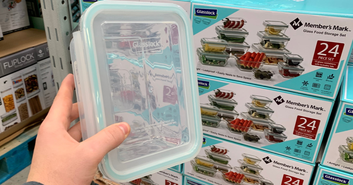 Member's Mark 24-Piece Glass Food Storage Set By Glasslock - Sam's Club