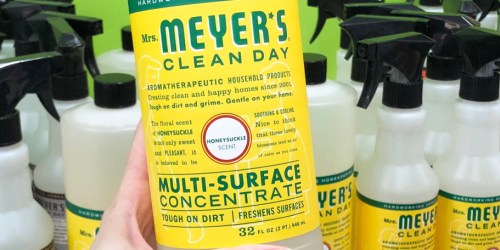 Mrs. Meyer’s Multi-Surface Cleaner Concentrate 32oz Bottles 2-Pack $12 Shipped on Amazon