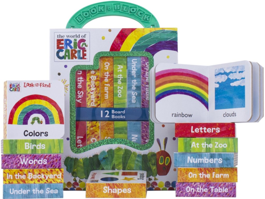 My First Library Board Book Block 12-Book Set World of Eric Carle