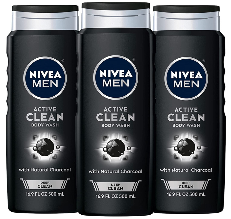 NIVEA MEN DEEP Active Clean Charcoal Body Wash