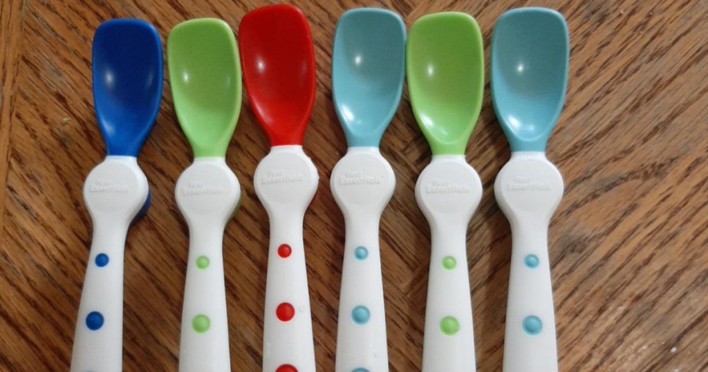 variety of baby spoons