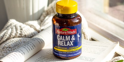 Nature Made Calm & Relax Supplement 60-Count Only $7.75 on Amazon | Helps Reduce Mind & Body Stress
