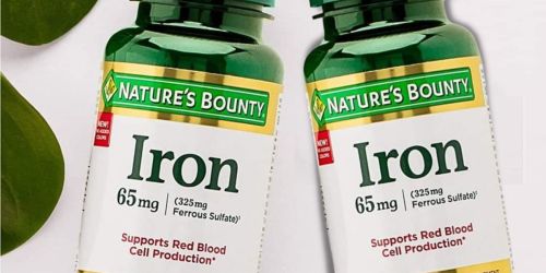 Nature’s Bounty Iron Supplements 100-Count Only $2.45 Shipped on Amazon