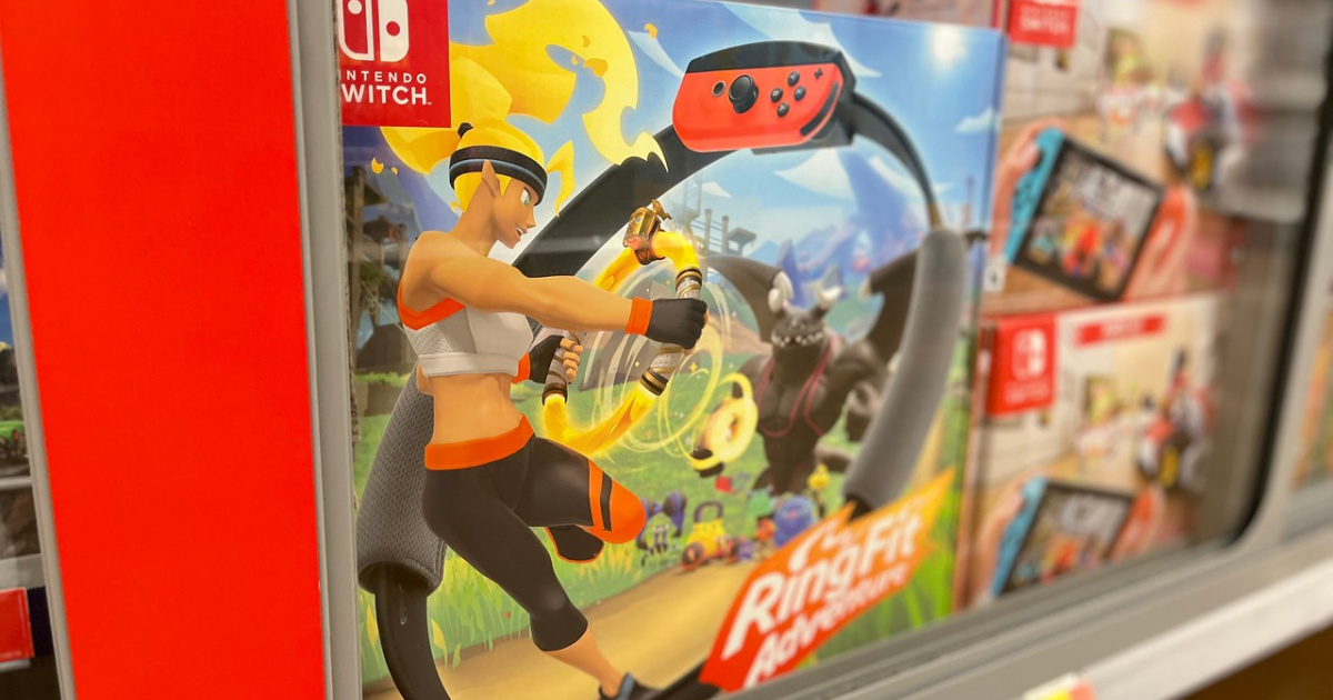 manager Verdeel Munching Nintendo Switch Ring Fit Adventure Only $54.99 on GameStop.com (Regularly  $80)