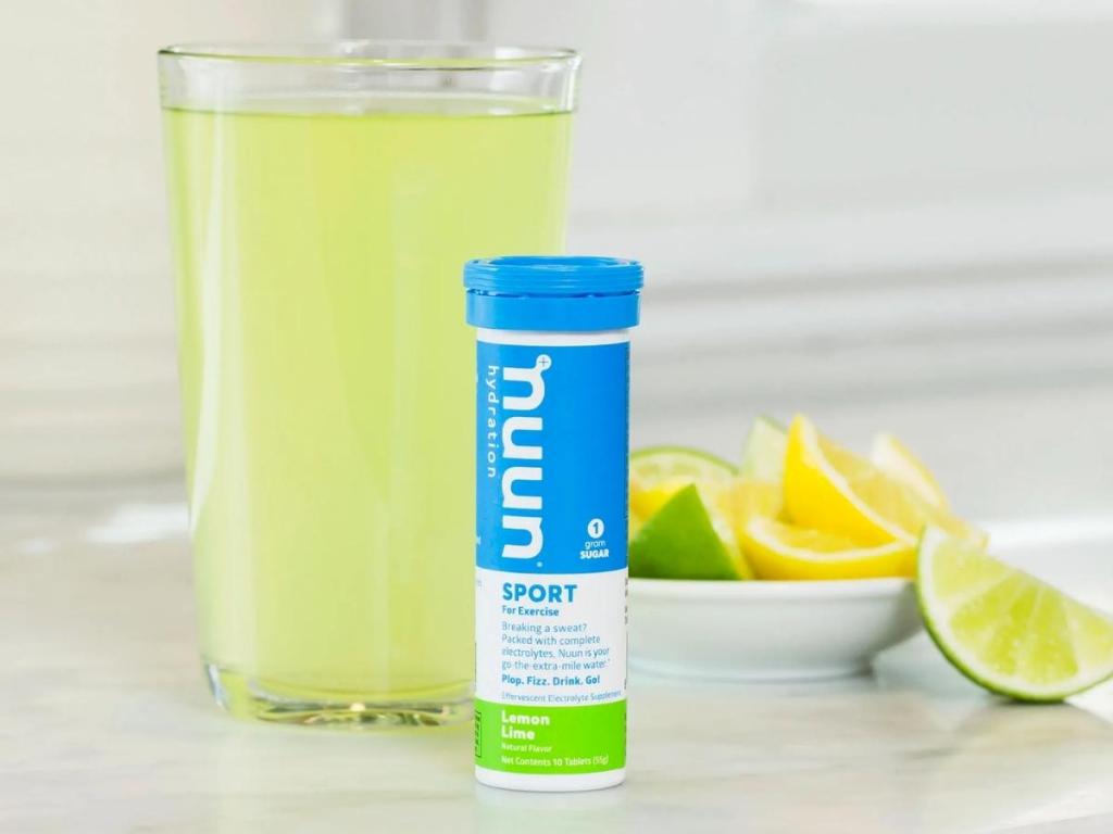 Nuun Sport: Electrolyte Drink Tablets, Lemon Lime