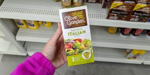 Olive Garden Italian Dressing Single Serve Cups 3-Pack Only $1.25 at Dollar Tree
