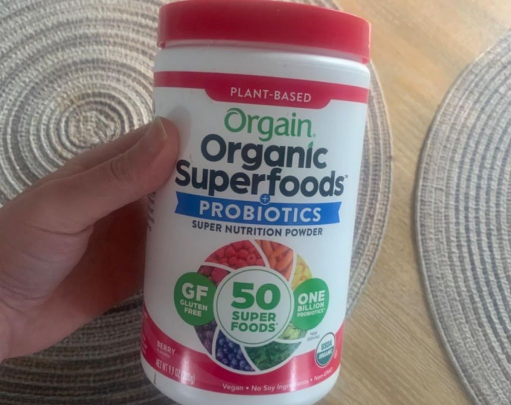 Orgain Organic Superfoods Probiotics Berry