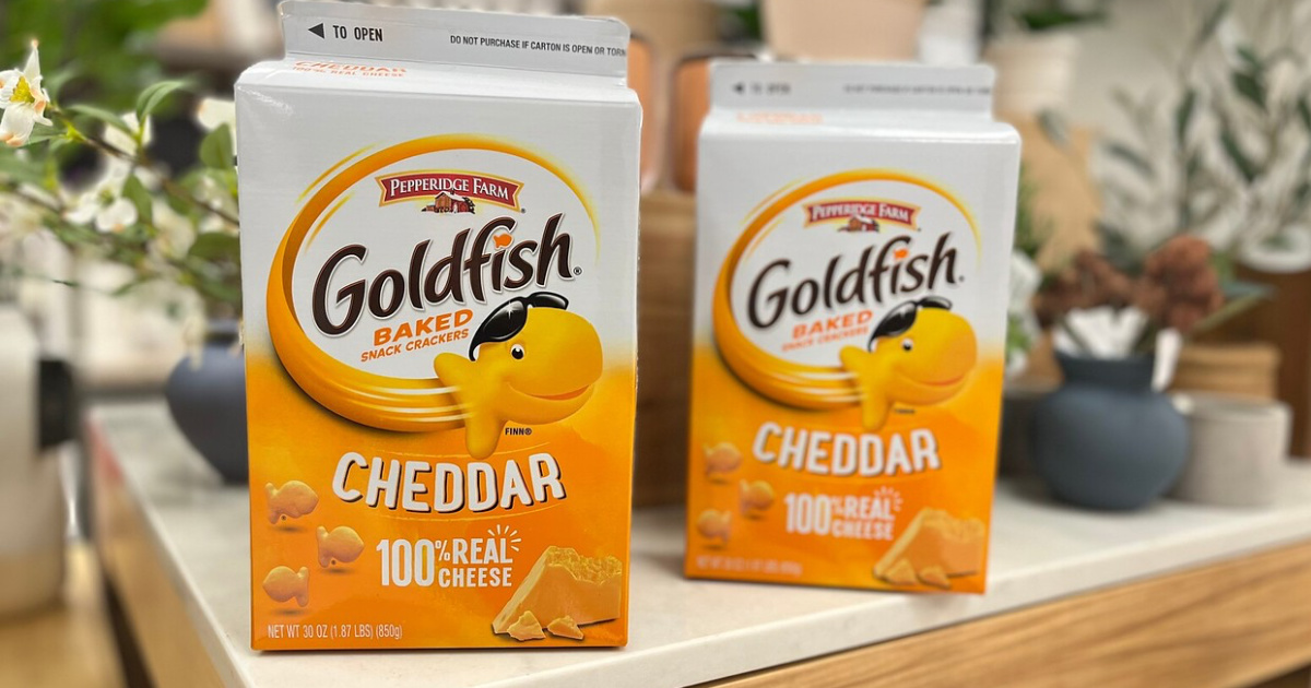 HUGE Goldfish Crackers 30oz 2-Pack Just $10.64 Shipped on Amazon (Reg. $16)