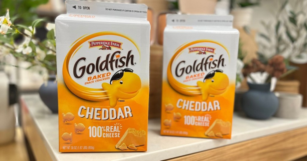 Pepperidge Farm Goldfish Crackers Carton