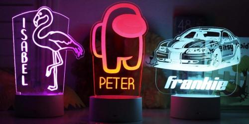 Personalized Kids Night Lights Only $24.88 Shipped (Regularly $40)
