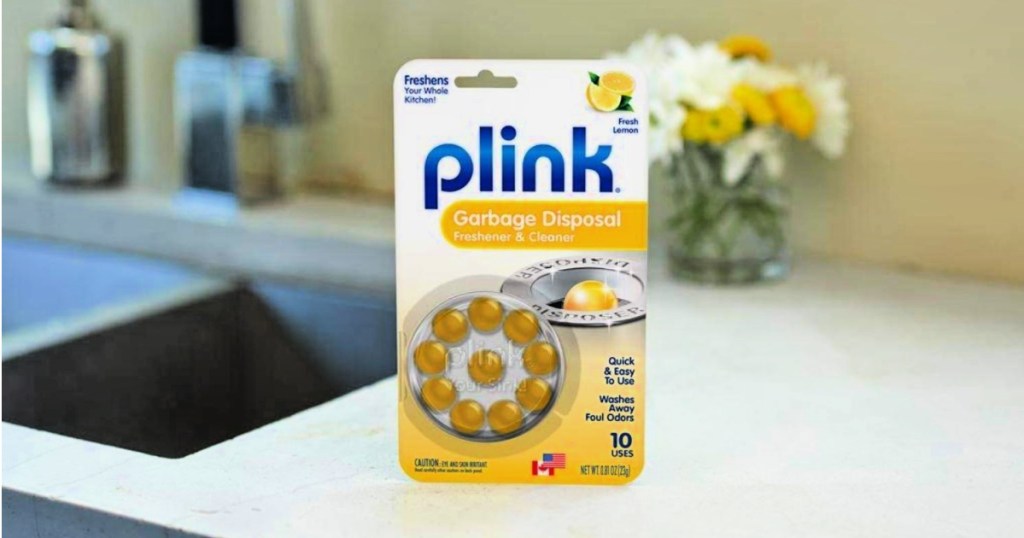 Plink 90 Garbage Disposer Cleaner & Deodorizer 10-Pack in Lemon Scent