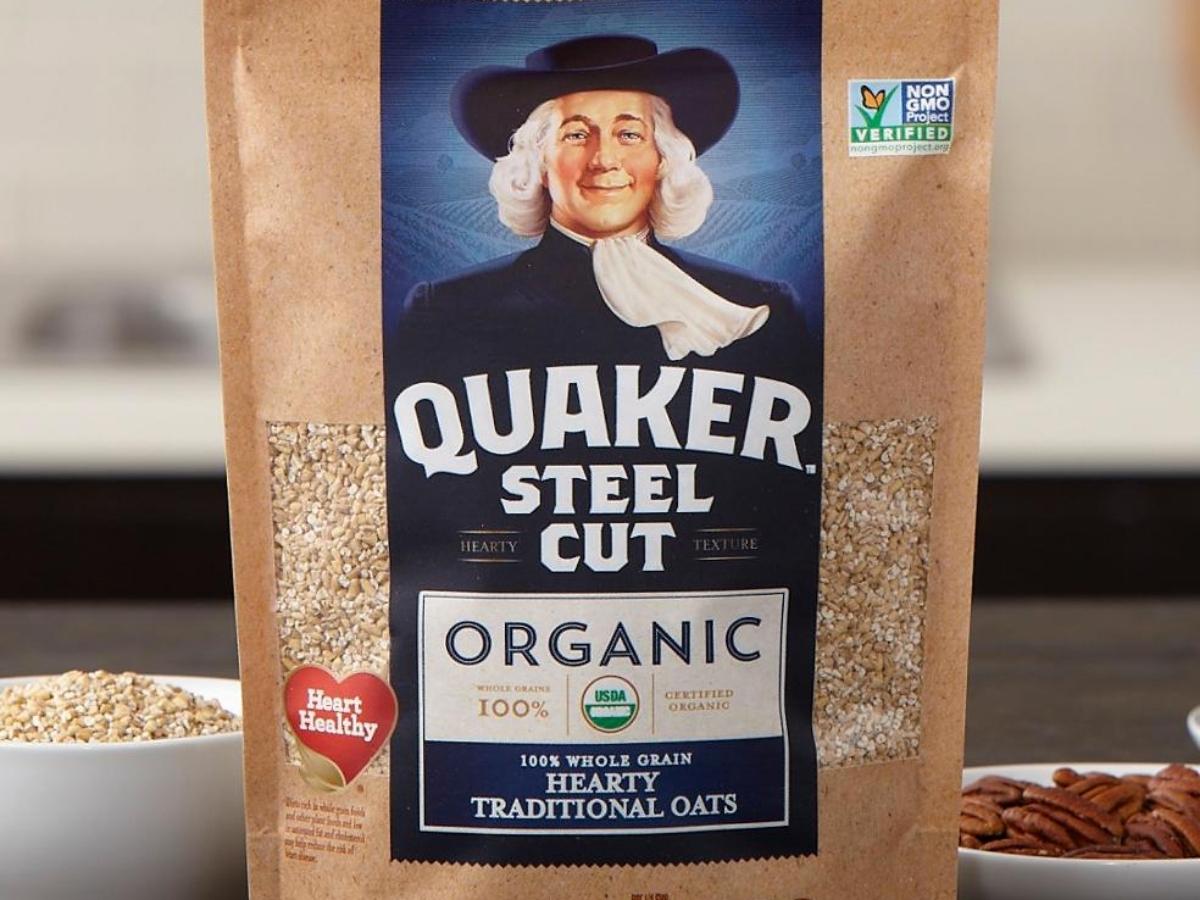 quaker oats steel cut organic oats bag
