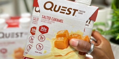 Quest Protein Shakes 12-Pack Only $21.31 Shipped on Amazon | Keto-Friendly & Gluten Free