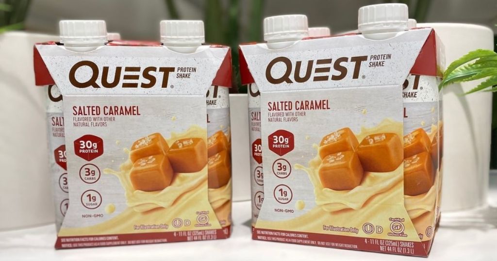 Quest salted Caramel Shakes 