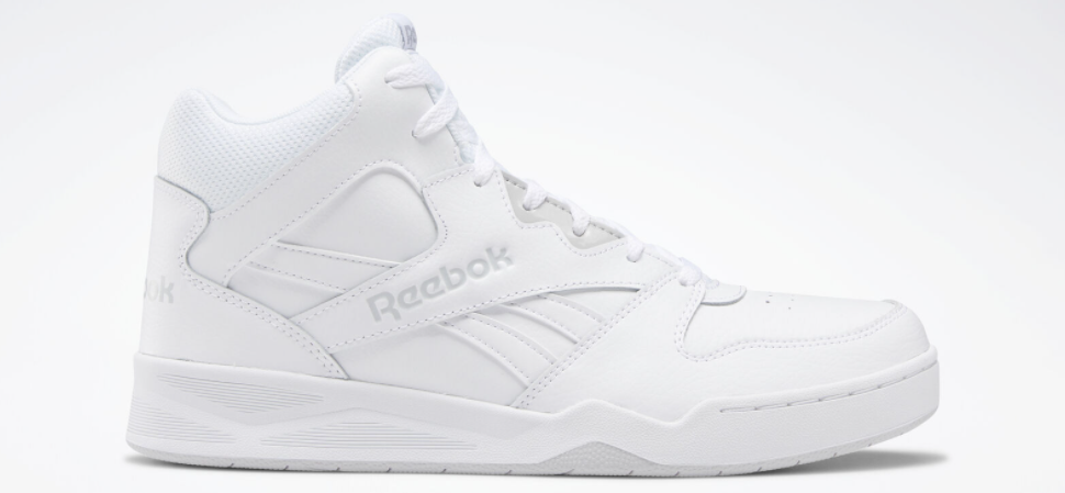 white Reebok sneaker