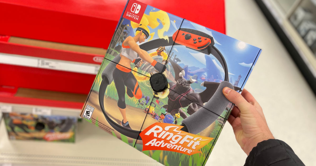 Potatoes Abroad Mobilize Nintendo Switch Ring Fit Adventure Only $54.99 Shipped on Amazon (Regularly  $80)