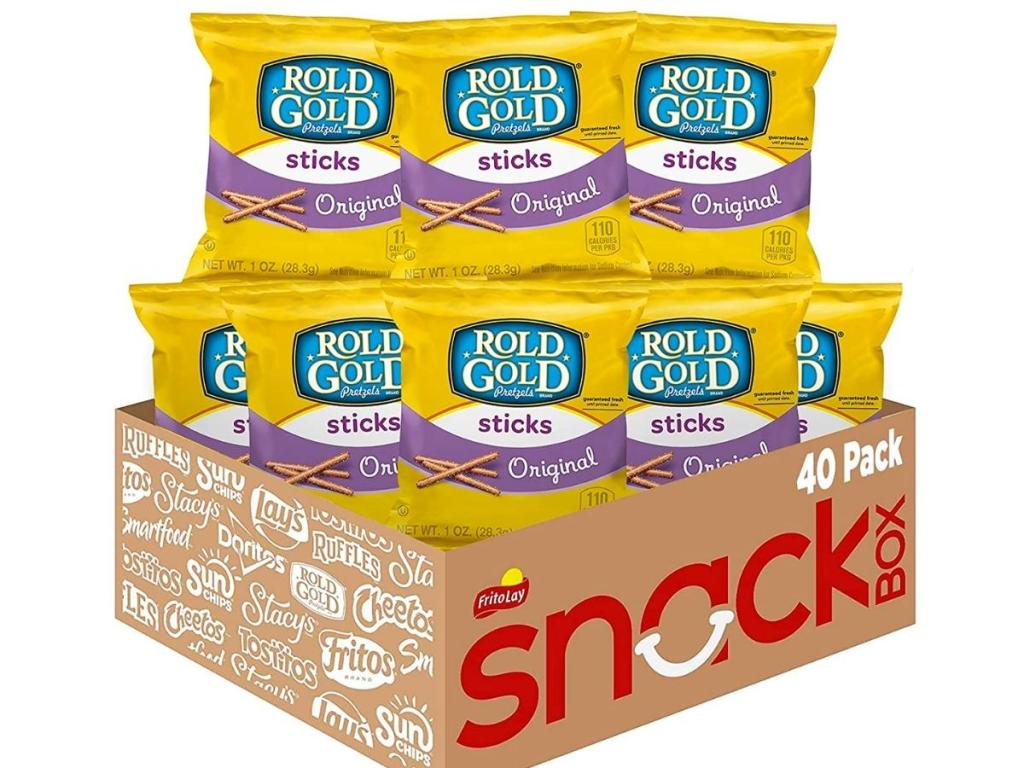 rold gold pretzel snack bags 40-count