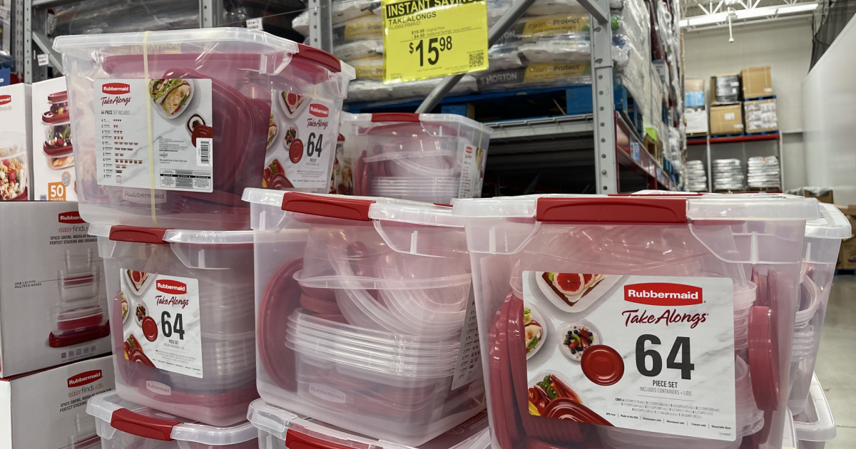 Rubbermaid TakeAlongs 64Piece Set Only 15.98 at Sam's Club + More