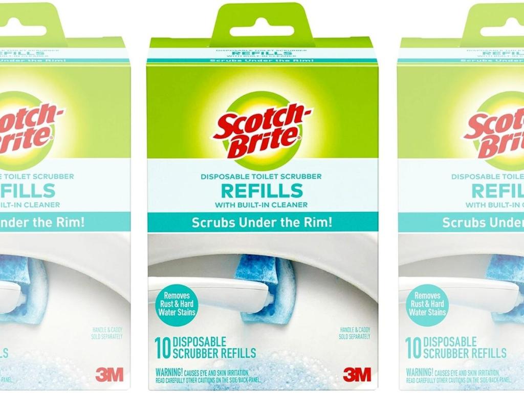 ScotchBrite Toilet Bowl Scrubber Refill 10Count Only 3.96 Shipped on