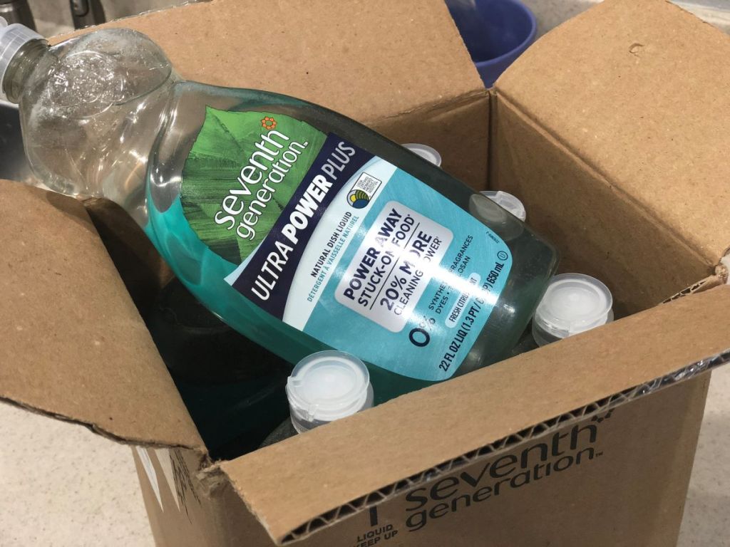 Seventh Generation Dish soap in a box