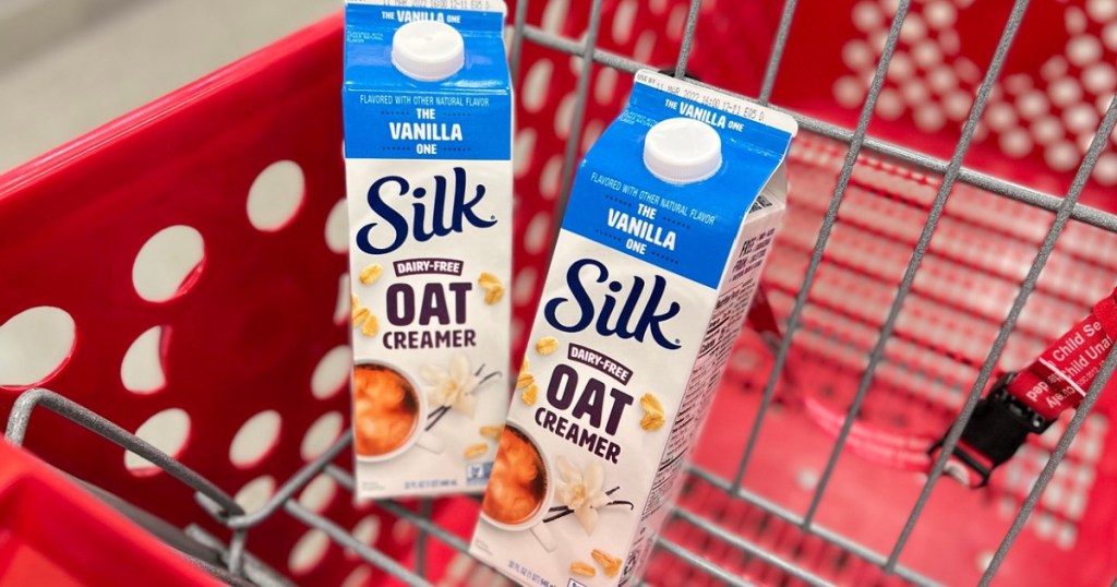 Silk Oat Creamer in Target Cart