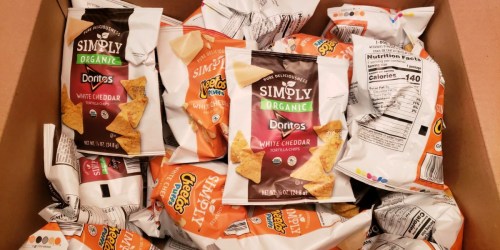 Simply Organic Chips 36-Count Variety Pack $13 Shipped on Amazon | Includes Cheetos, Doritos & Lays