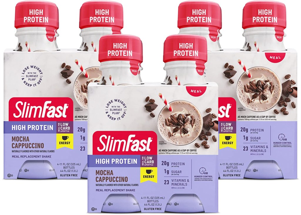 SlimFastMocha Cappuccino Meal Replacement Shakes