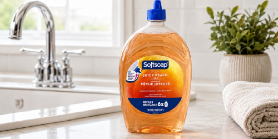 Softsoap Antibacterial Hand Soap Refill Just $3.69 Shipped on Amazon (Fill Up to 6 Bottles!)