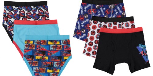 Boys Spider-Man Underwear Multi-Packs Just $4 on Walmart.com (Regularly up to $13)
