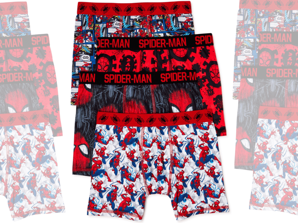 spider man boxer short style underwear