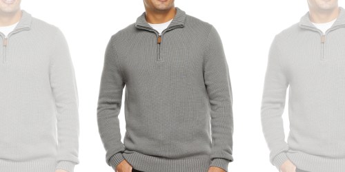 Men’s Long Sleeve Pullover Sweater Only $12.49 on JCPenney.com (Regularly $50)