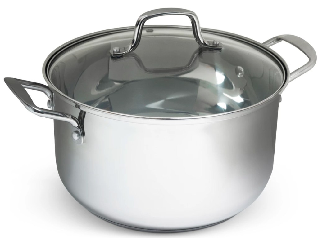 Stainless Steel 8-Qt. Covered Casserole with Lid
