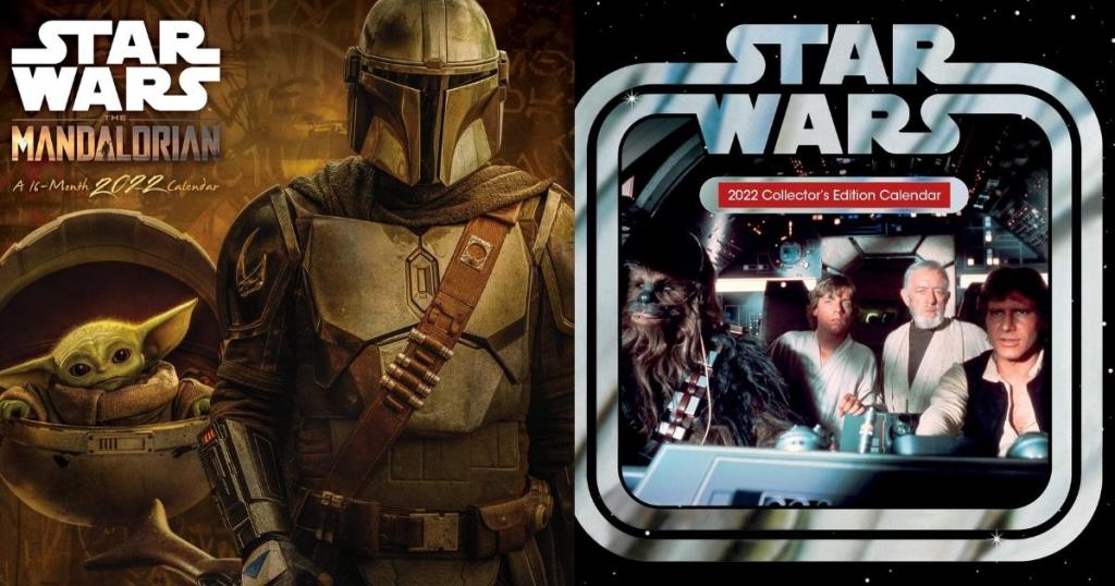 star wars the mandalorian and collector's edition calendars