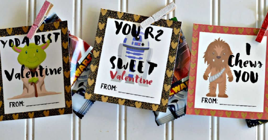 star wars free printable valentines