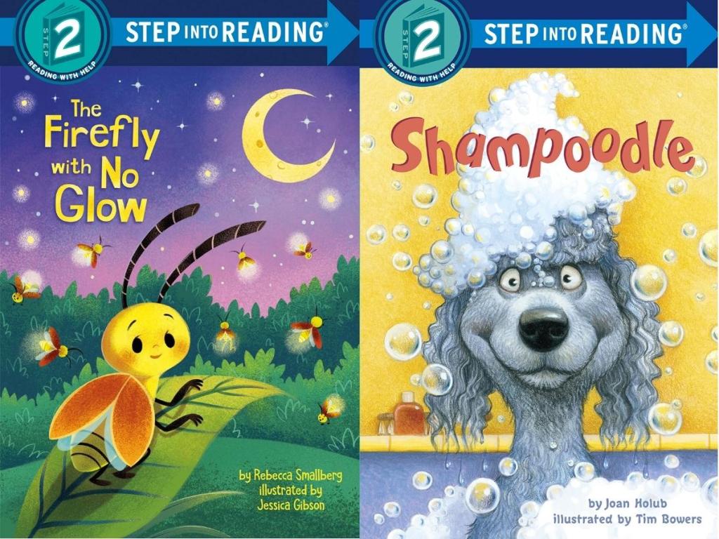 step into reading firefly with no glow and shampoodle books